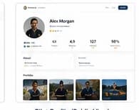 Perfil profesional de piloto en DroneJob.ai con servicios, experiencia y contexto de preparación.
